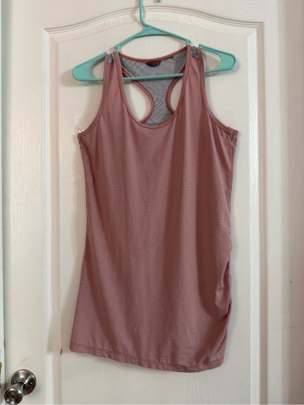 Merrell Deveau Women’s Striped Racerback Tank Top Sz S. AG-74